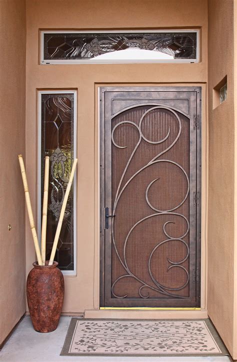 unique home designs screen door|decorative security doors for homes.